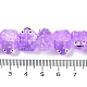 Нити прозрачных бусин из стеклянной эмали GLAA-B021-05E-4