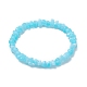 3 set di braccialetti elasticizzati con perline in acrilico colorato BJEW-JB09387-2