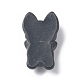オペーク樹脂カボション  犬  ブラック  29x18x7mm RESI-G065-01C-2