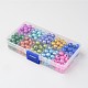 1Box 10 Color Baking Painted Drawbench Glass Beads GLAA-X0011-05-8mm-3