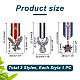 Ahandmaker 3 pièces costume insigne militaire médaille JEWB-GA0001-16-2