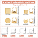 Kit per la creazione di anelli per polsini a cupola vuoti fai da te dicosmetici DIY-DC0001-60-2