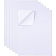 Benecreat 10 hoja de hojas adhesivas de doble cara blanca cinta autoadhesiva capa sándwich con cinta de doble cara para envolver regalos papel artesanal tarjeta hecha a mano DIY-BC0002-65-2