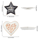 Fingerinspire Porcelain Jewelry Plate DJEW-FG0001-06-3