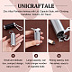 UNICRAFTALE 2Pcs 2 Colors Portable Ashtray with Lid Capsule Mini Ashtray Zinc Alloy Pocket Ashtray 113mm Long Column Outdoor Ashtray with Climbing Carabiner for Outdoor Picnic Car Travelling AJEW-UN0001-28-3