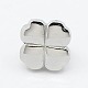 304 Stainless Steel Clover Slide Charms STAS-I024-01-1