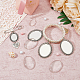 Set di gioielli con bouquet da sposa con perle finte super scoperte BJEW-FH0001-01A-5