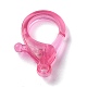 Transparent Plastic Lobster CLaw Clasps KY-H005-A12-2