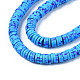 Handmade Polymer Clay Beads Strands CLAY-R089-6mm-164-3
