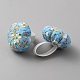 Подушечки для булавок из ткани с цветочным узором DIY-WH0430-111B-2