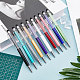 GORGECRAFT 10 Colors 10PCS Crystal Ballpoint Pen Bling Glitter Diamond Stylus Pen Black Ink Line Smooth Writing Pens Rhinestones for Touch Screens School Office Gifts Christmas Birthday AJEW-GF0006-80-4