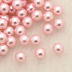 ABS Plastic Imitation Pearl Round Beads MACR-F033-8mm-18-1