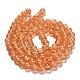 Spray Painted Crackle Glass Beads Strands CCG-Q001-10mm-05-4