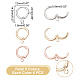 Arricraft 30 pcs accessoires de boucles d'oreilles à levier KK-NB0003-07-2