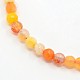 Natural Agate Beads Strands G-G588-4mm-12-3