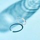 Shegrace ajustable 925 anillo de dedo de plata de ley para mujer JR633A-2