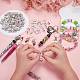 120 Stück Messing Strass Abstandsperlen&nbsp;RB-SZ0001-07A-5