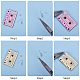 DIY Dangle Earrings Making Kits DIY-SC0009-41P-4