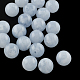 Runde Nachahmung Edelstein Acryl-Perlen X-OACR-R029-6mm-31-1