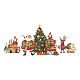 クリスマスPVCウォールステッカー  壁飾り  サンタクロース  800x390mm  2個/セット DIY-WH0228-873-1