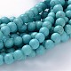 Chapelets de perles en turquoise synthétique X-TURQ-S192-18mm-2-1