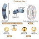 Nbeads Bausatz für Armbänder aus gebogenem Rohr mit Edelsteinimitationen zum Selbermachen DIY-NB0007-30-2