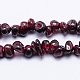 Natural Garnet Beads Strands G-D411-01-2