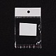 セロハンのOPP袋  ホワイト  8x6cm  一方的な厚さ：0.025mm  インナー対策：5.7x6のCM  穴：6mm OPC-I002-6x8cm-2
