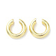 Boucles d'oreilles manchette anneau en laiton placage rack pour femmes EJEW-H135-01G-01-1