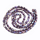 Chapelets de perles en verre électroplaqué EGLA-S194-02A-A06-2