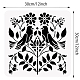 PET Hollow Out Drawing Painting Stencils DIY-WH0391-0058-2