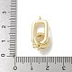 Латунь раз по сравнению с застежками KK-U052-23G-3