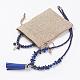 Lapis Lazuli Beads Necklaces and Bracelets Jewelry Sets SJEW-JS00906-03-10