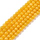 Jade naturelle chapelets de perles rondes G-P070-29-10mm-1