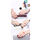 Autocollants de bandes de vernis à ongles de couleur unie à paillettes MRMJ-Q013-01J-1