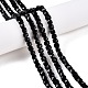 Chapelets de perles en tourmaline noire naturelle&nbsp;G-N342-109A-4