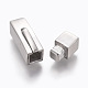 304 Stainless Steel Bayonet Clasps STAS-A035F-6MP-4