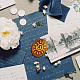 Olycraft 彫刻天然赤瑪瑙ポケット パーム ストーン  癒しの歴石  正方形の瑪瑙を意味する結晶の説明カード付き  ベロアのアクセサリー袋  紙箱  太陽  45x35mm DIY-OC0011-50C-7