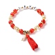 Ensembles de bracelets de perles extensibles multicouches&nbsp;BJEW-JB05756-01-3