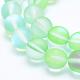 Chapelets de perles en pierre de lune synthétique GLAA-K021-06-8mm-3