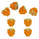 Perle di lampwork fatte a mano da 4 pz&nbsp;LAMP-TA0002-24A-2