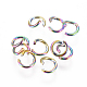 Placcatura ionica (ip) 304 anelli di salto aperti in acciaio inossidabile STAS-E475-01B-2