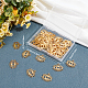 SUNNYCLUE 1 Box 50Pcs Evil Eye Charms Evil Eye Metal Charm Hollow Gold Evil Eyes Charms Lucky Charms for Jewelry Making Charm Women Adults DIY Necklace Earrings Bracelet Keychain Crafts Supplies FIND-SC0003-66-7