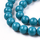 Chapelets de perles en verre opaque de couleur unie GLAA-T032-P10mm-13-3