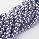 Chapelets de perles en verre nacré HY10mm97-3