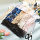 Nbeads 淡いグリーンの花刺繍ワッペン  オーガンジー刺繍レースアップリケ花アップリケ衣料用パッチ縫製結婚式の花嫁のドレス靴の装飾 DIY-WH0297-20D-4