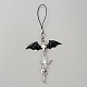 Подвески для мобильных ремешков из сплава железа и цинка HJEW-WH0130-01A-1
