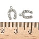Подвески из нержавеющей стали 304 со стразами STAS-V015-12P-3