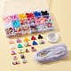 DIY Candy Color Bracelet Making Kit DIY-FS0003-47-5