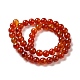 Natural Agate Beads Strands G-G390-8mm-03-4